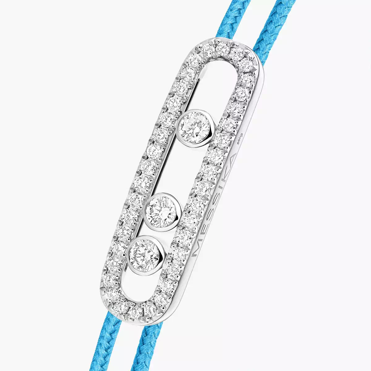 [Renovia Jewelry]MK Care(s) pink cord pavé bracelet
