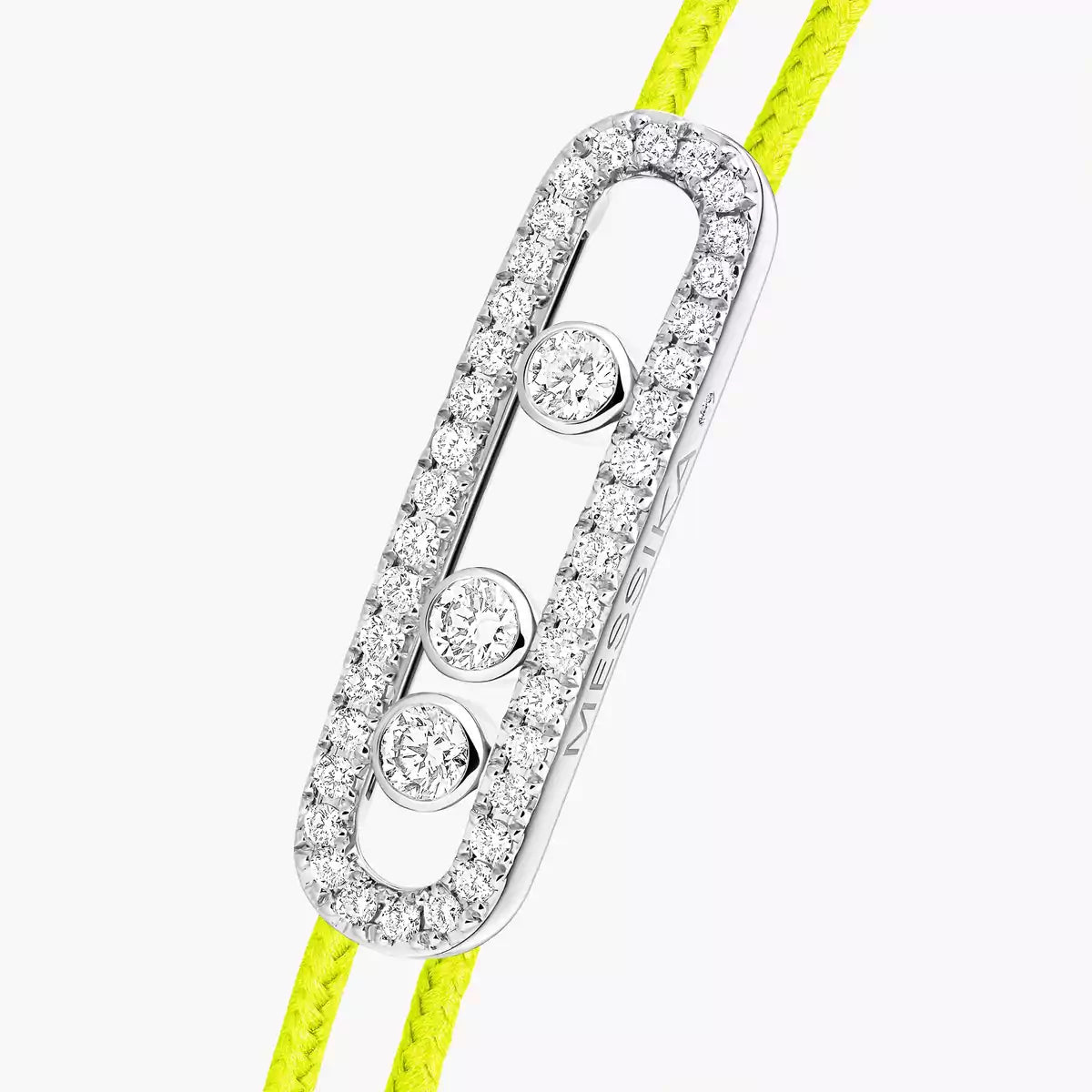 [Renovia Jewelry]MK Care(s) pink cord pavé bracelet