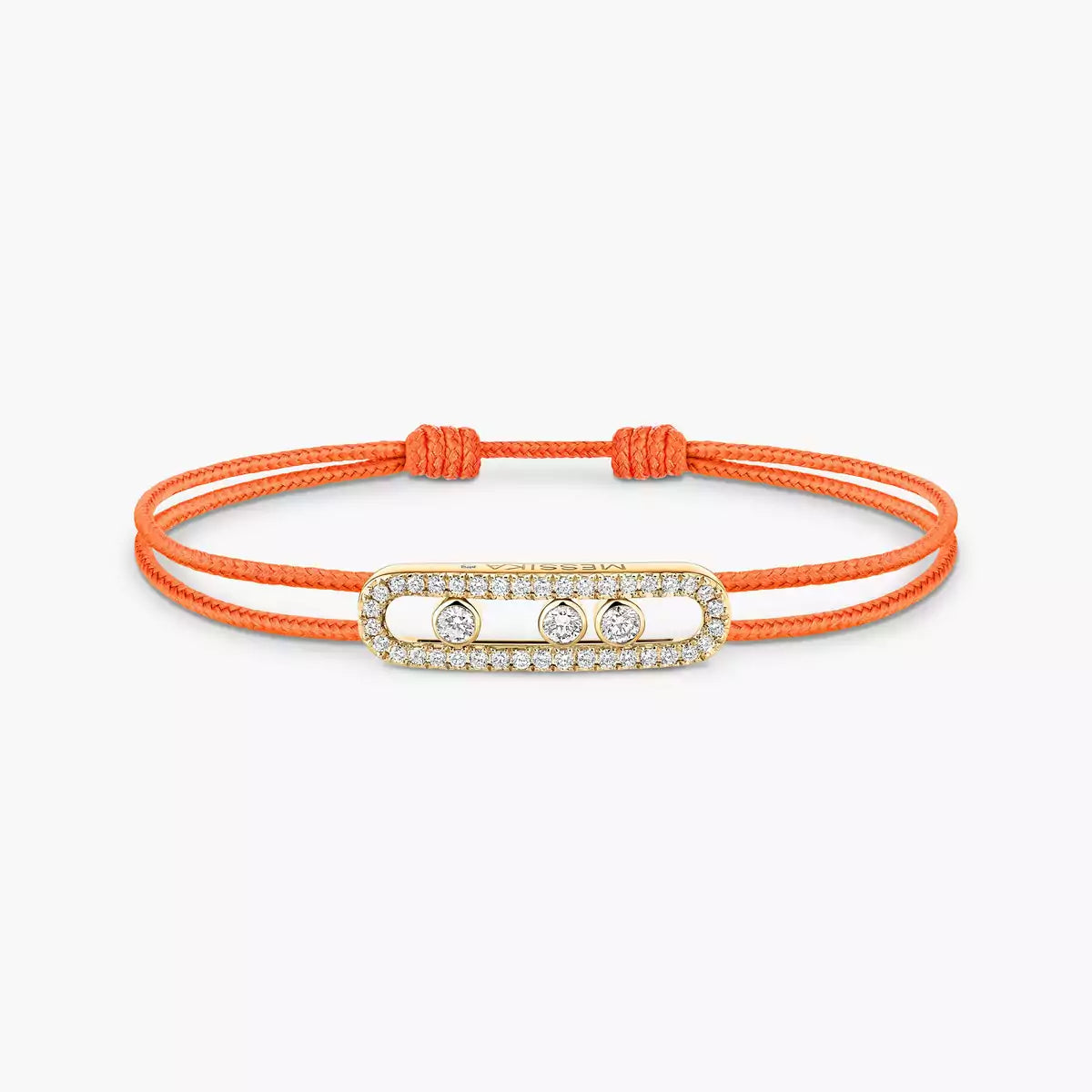 [Renovia Jewelry]MK Care(s) pink cord pavé bracelet