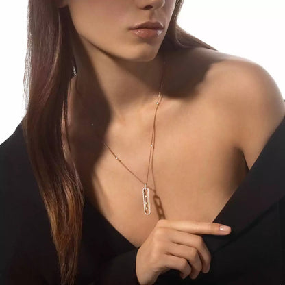 [Renovia Jewelry]Diamond Necklace Move 10Th