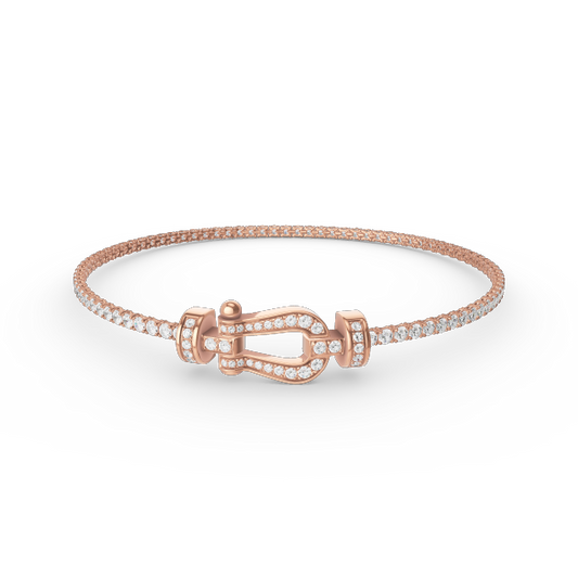 [Renovia Jewelry]FORCE  HORSESHOE  DIAMOND TENNIS BRACELET