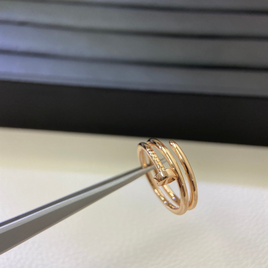 [Renovia Jewelry]SMOOTH THREE-BAND NAIL RING