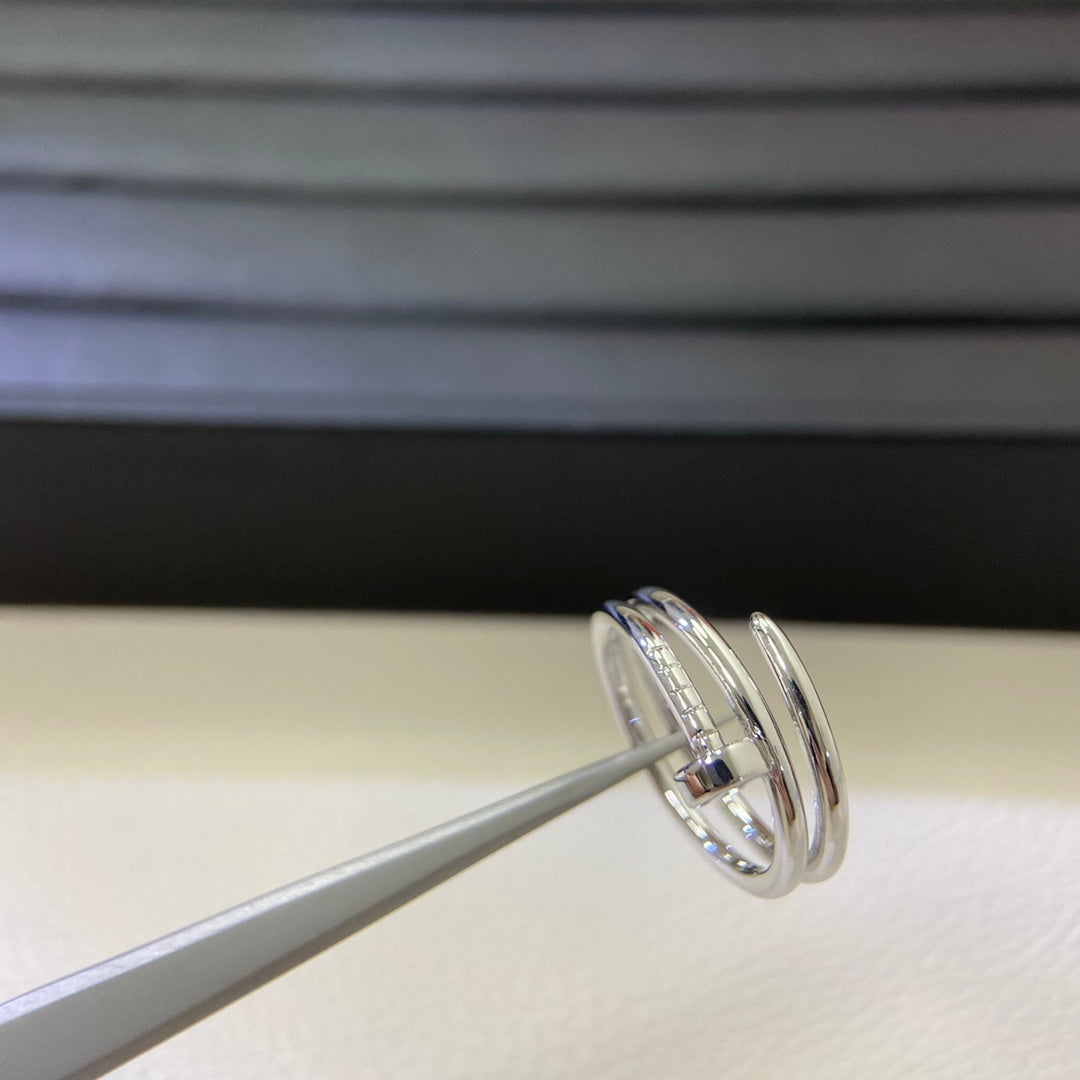 [Renovia Jewelry]SMOOTH THREE-BAND NAIL RING