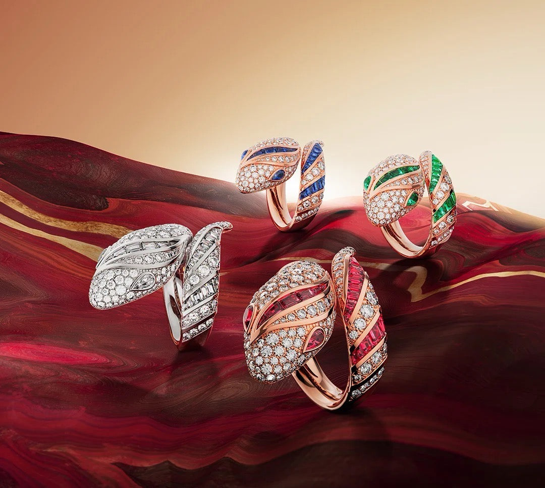[Renovia Jewelry]BRAND NEW LUXURY RED SNAKE RING