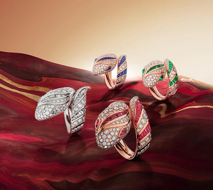 [Renovia Jewelry]BRAND NEW LUXURY RED SNAKE RING