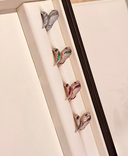 [Renovia Jewelry]BRAND NEW LUXURY BLUE SNAKE RING