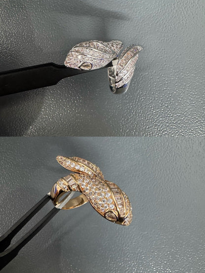 [Renovia Jewelry]BRAND NEW LUXURY SILVER SNAKE RING
