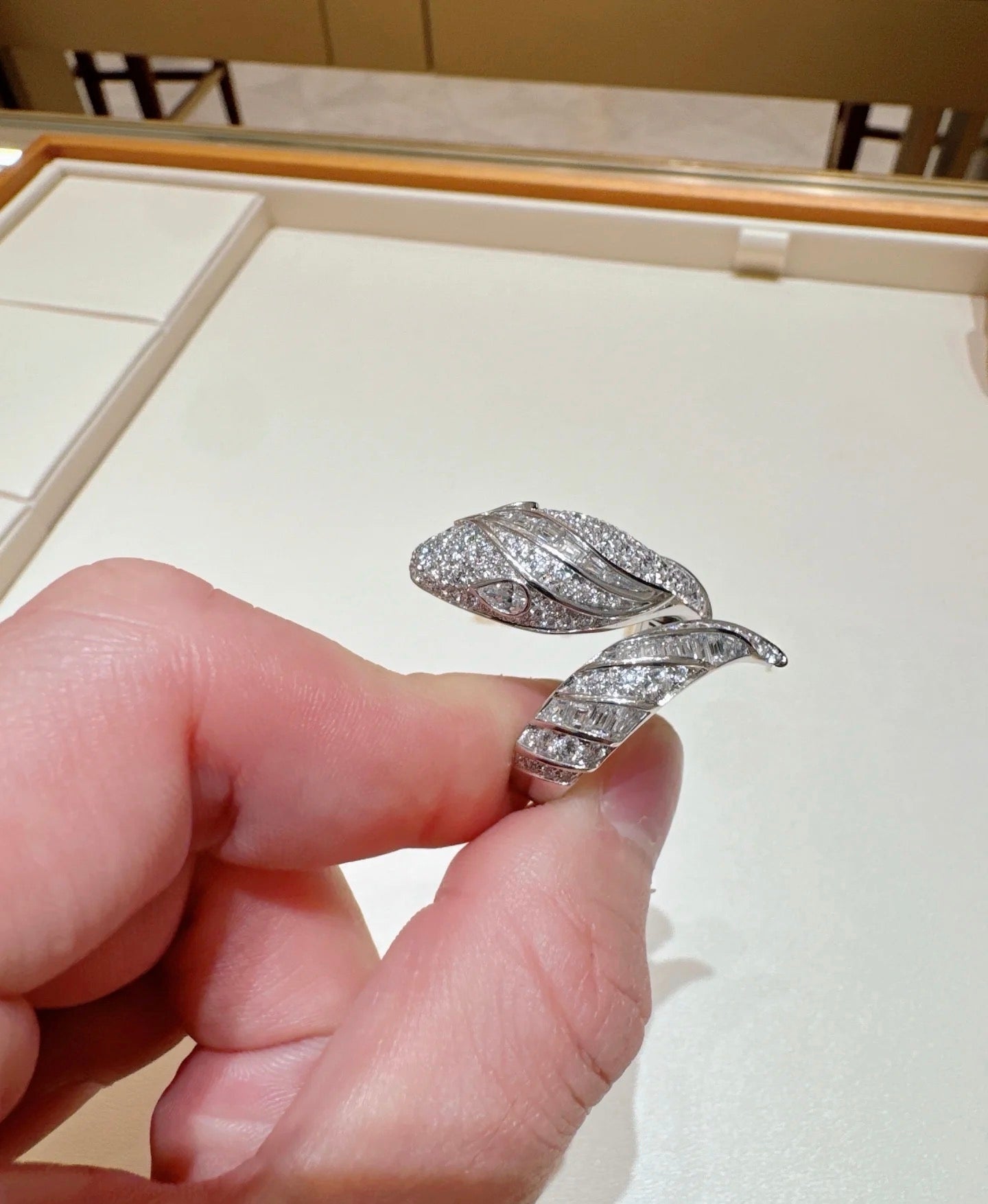 [Renovia Jewelry]BRAND NEW LUXURY SILVER SNAKE RING