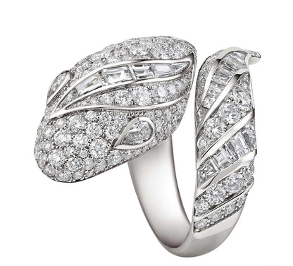 [Renovia Jewelry]BRAND NEW LUXURY SILVER SNAKE RING