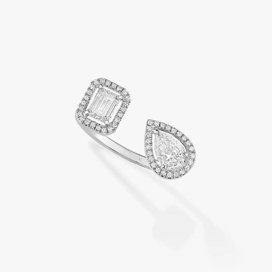 [Renovia Jewelry]MY TWIN TOI & MOI SILVER DIAMOND RING