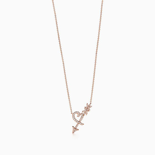 [Renovia Jewelry]COLGANTE HEART & ARROW NECKLACE