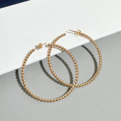 [Renovia Jewelry] SMOOTH BEAD STUD EARRINGS