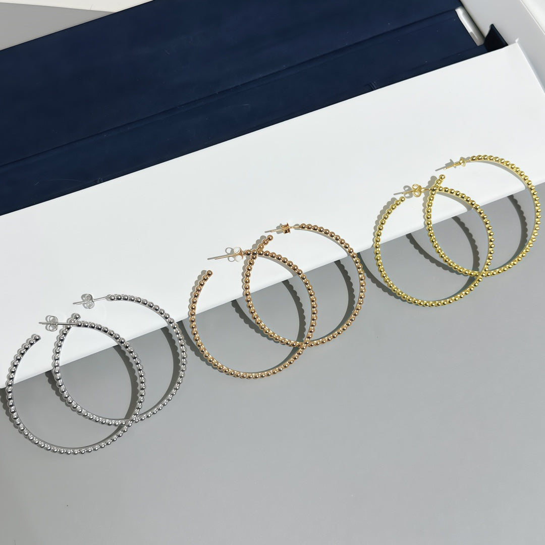 [Renovia Jewelry] SMOOTH BEAD STUD EARRINGS