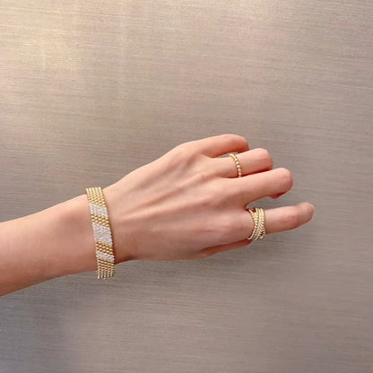 [Renovia Jewelry]  FIVE-ROW DIAMOND BRACELET