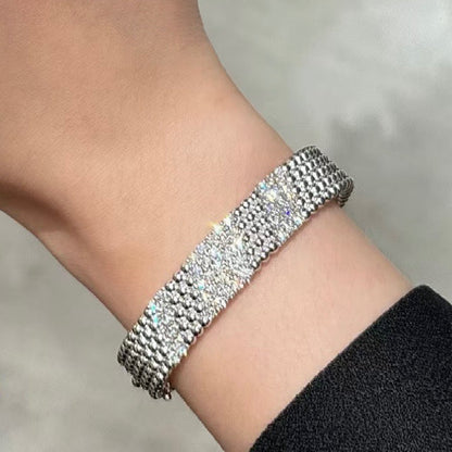 [Renovia Jewelry]  FIVE-ROW DIAMOND BRACELET