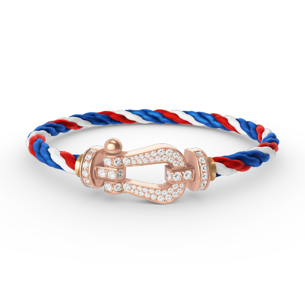 [Renovia Jewelry]FORCE LARGE HORSESHOE FULL DIAMOND BRACELET ROSE GOLD
