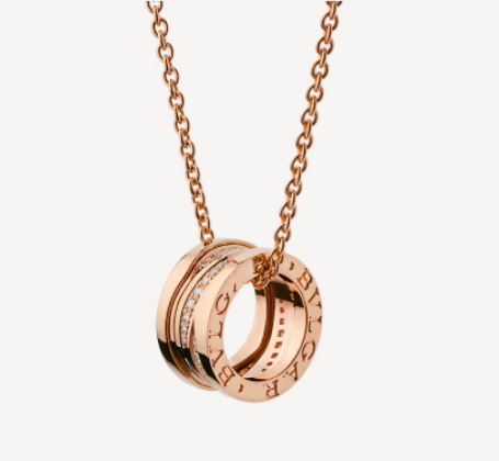 [Renovia Jewelry]ZERO 1 PINK GOLD DIAMOND NECKLACE