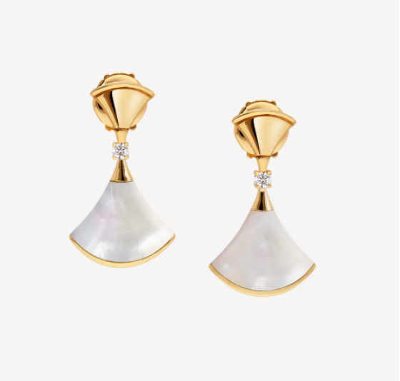 [Renovia Jewelry]DREAM MOP 1 DIAMOND EARRINGS