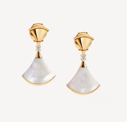 [Renovia Jewelry]DREAM MOP 1 DIAMOND EARRINGS