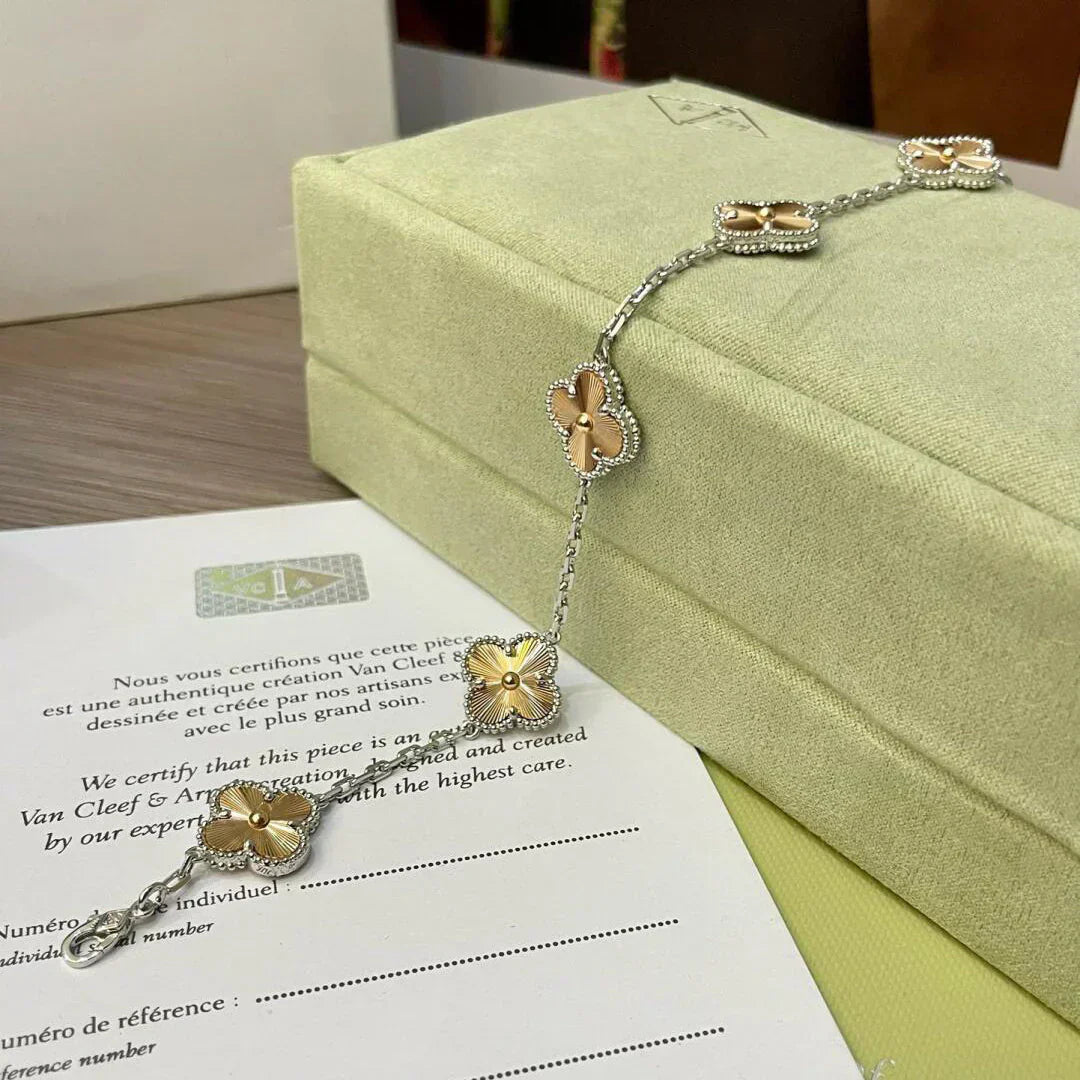 [Renovia Jewelry] CLOVER 5 MOTIF LASER BRACELET COLLECTION