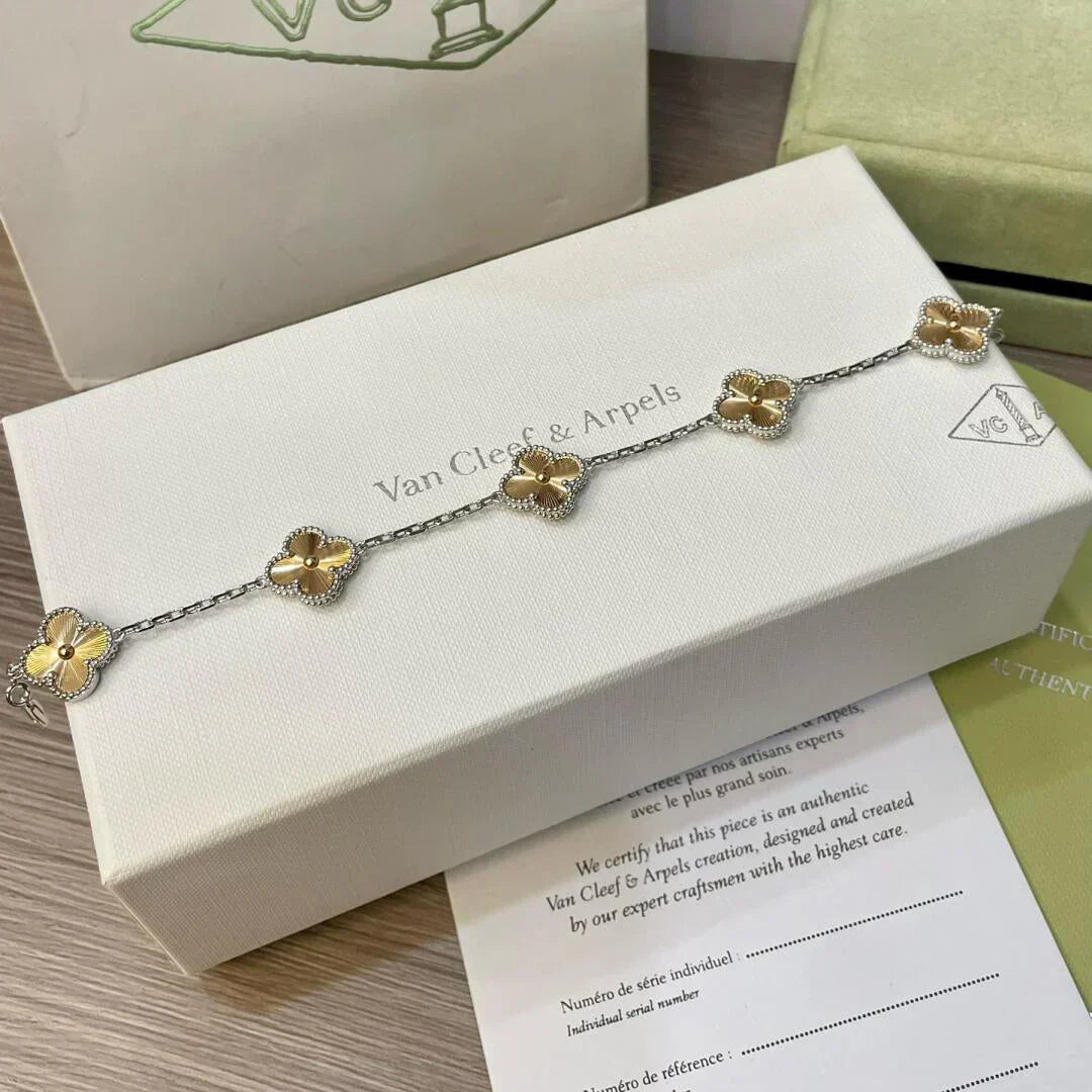 [Renovia Jewelry] CLOVER 5 MOTIF LASER BRACELET COLLECTION
