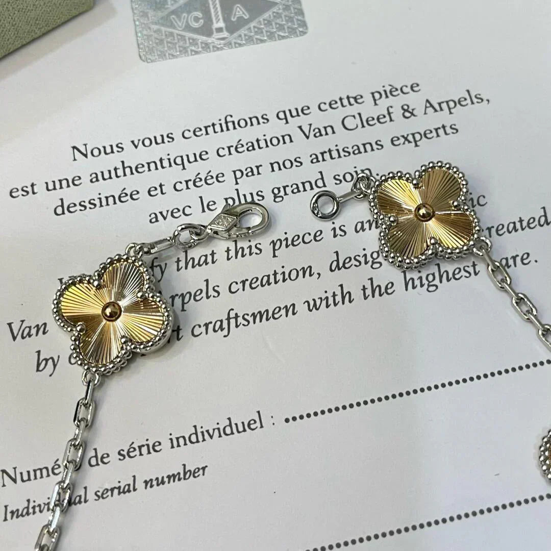 [Renovia Jewelry] CLOVER 5 MOTIF LASER BRACELET COLLECTION