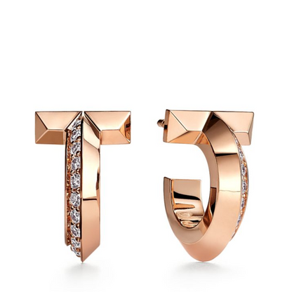 [Renovia Jewelry]T1 HOOP DIAMOND EARRINGS