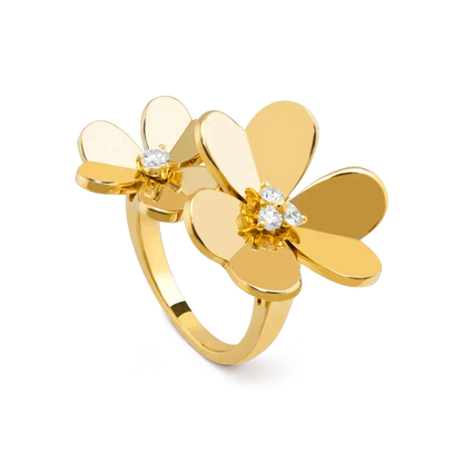 [Renovia Jewelry]CLOVER COMOS GOLD DIAMOND RING