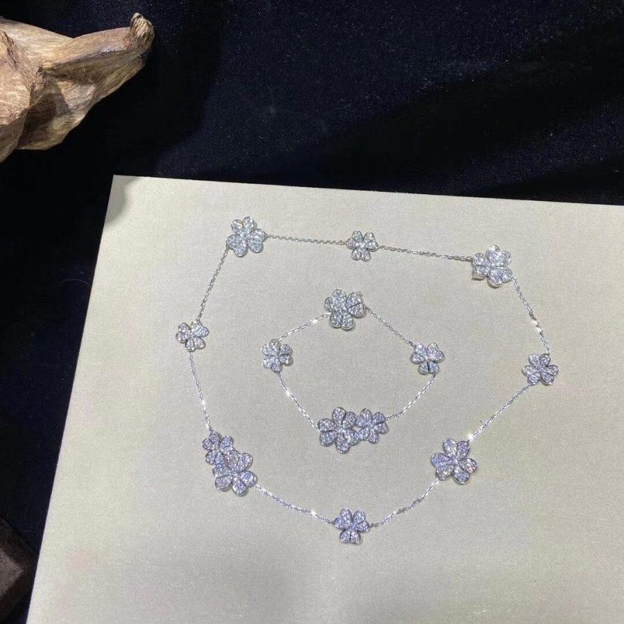 [Renovia Jewelry]FRIVOLE SILVER 5 FLOWERS BRACELET