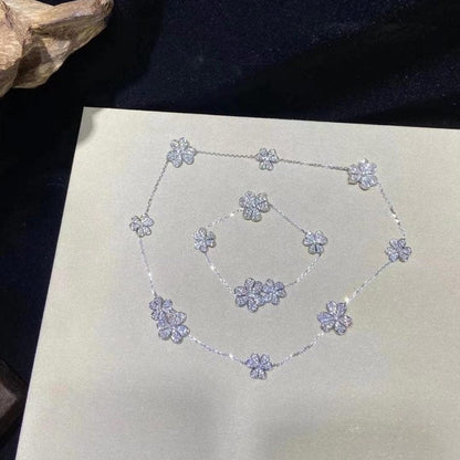 [Renovia Jewelry]FRIVOLE SILVER 5 FLOWERS BRACELET