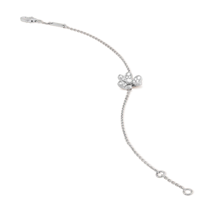 [Renovia Jewelry]FRIVOLE SILVER FLOWER DIAMOND BRACELET