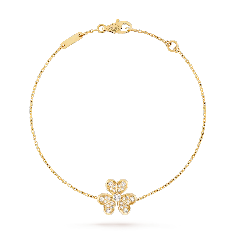 [Renovia Jewelry]FRIVOLE GOLD FLOWER DIAMOND BRACELET