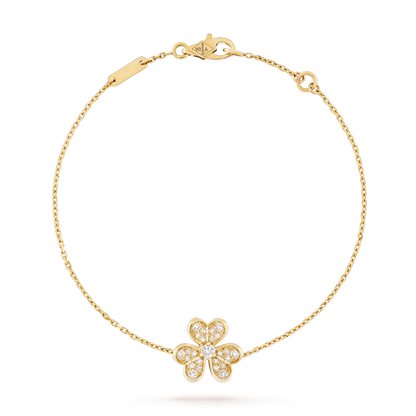 [Renovia Jewelry]FRIVOLE GOLD FLOWER DIAMOND BRACELET