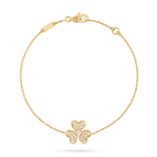 [Renovia Jewelry]FRIVOLE GOLD FLOWER DIAMOND BRACELET