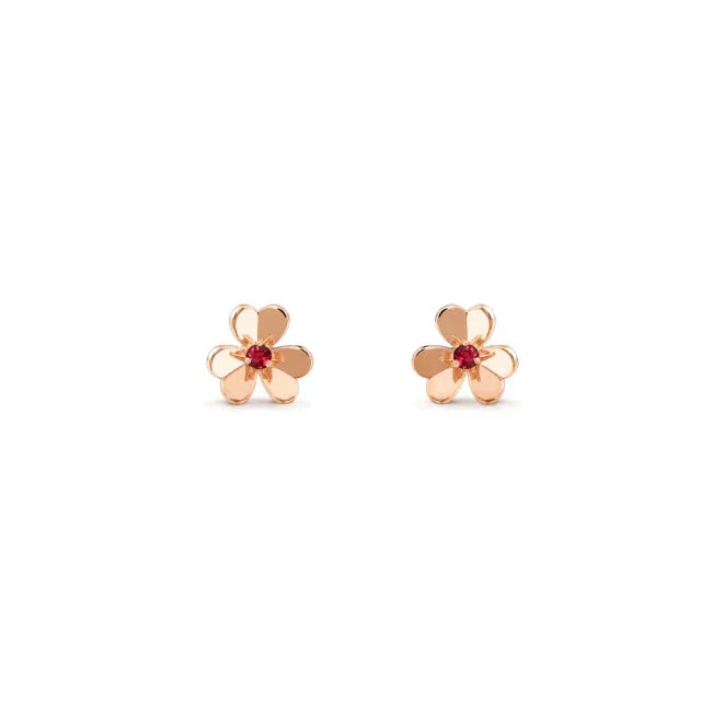 [Renovia Jewelry]FRIVOLE  FLOWER PINK EARRINGS