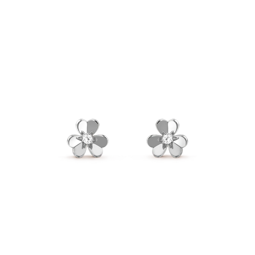 [Renovia Jewelry]FRIVOLE MINI SILVER FLOWER EARRINGS