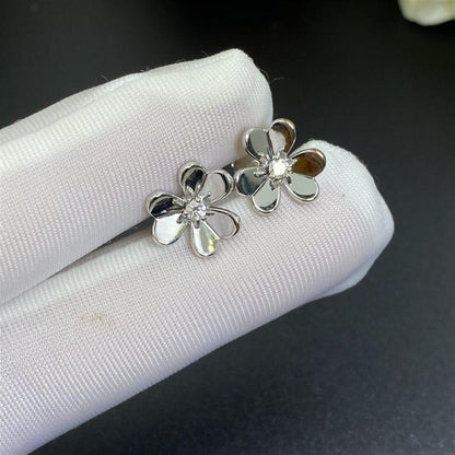 [Renovia Jewelry]FRIVOLE MINI SILVER FLOWER EARRINGS