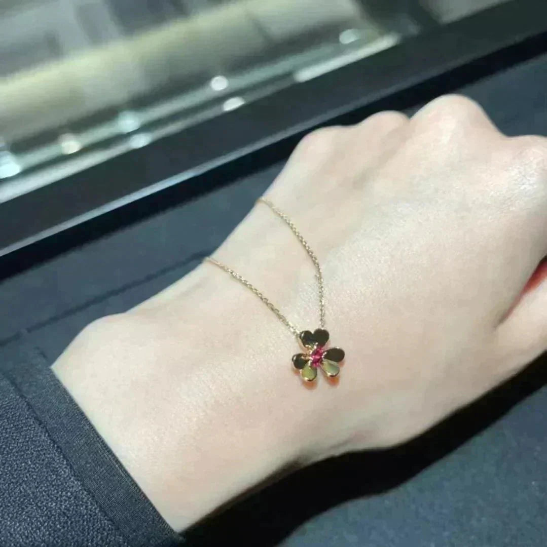 [Renovia Jewelry]FRIVOLE GOLD FLOWER NECKLACE