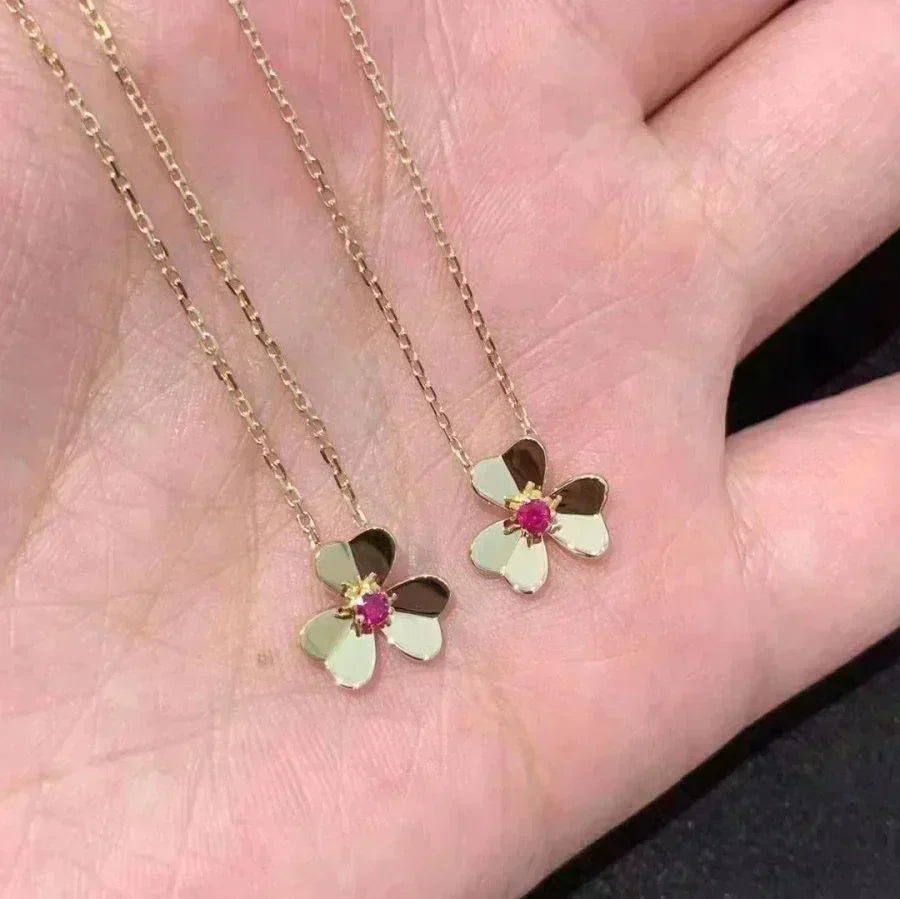 [Renovia Jewelry]FRIVOLE GOLD FLOWER NECKLACE