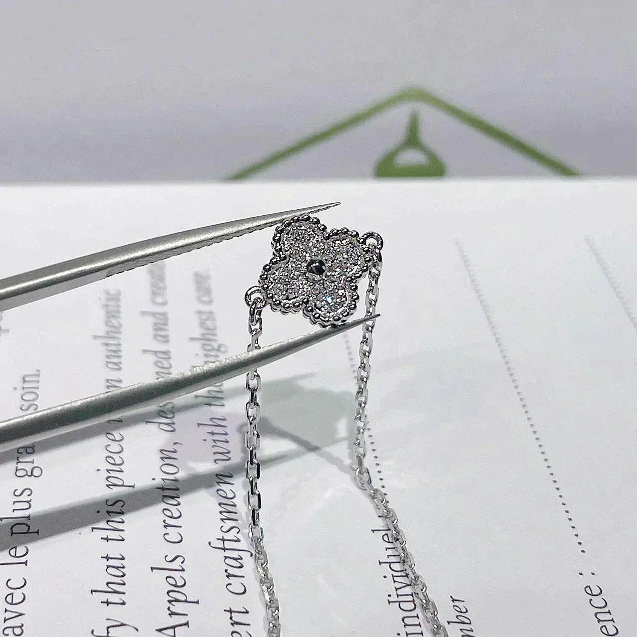 [Renovia Jewelry]CLOVER  SINGLE FLOWER BRACELET SILVER