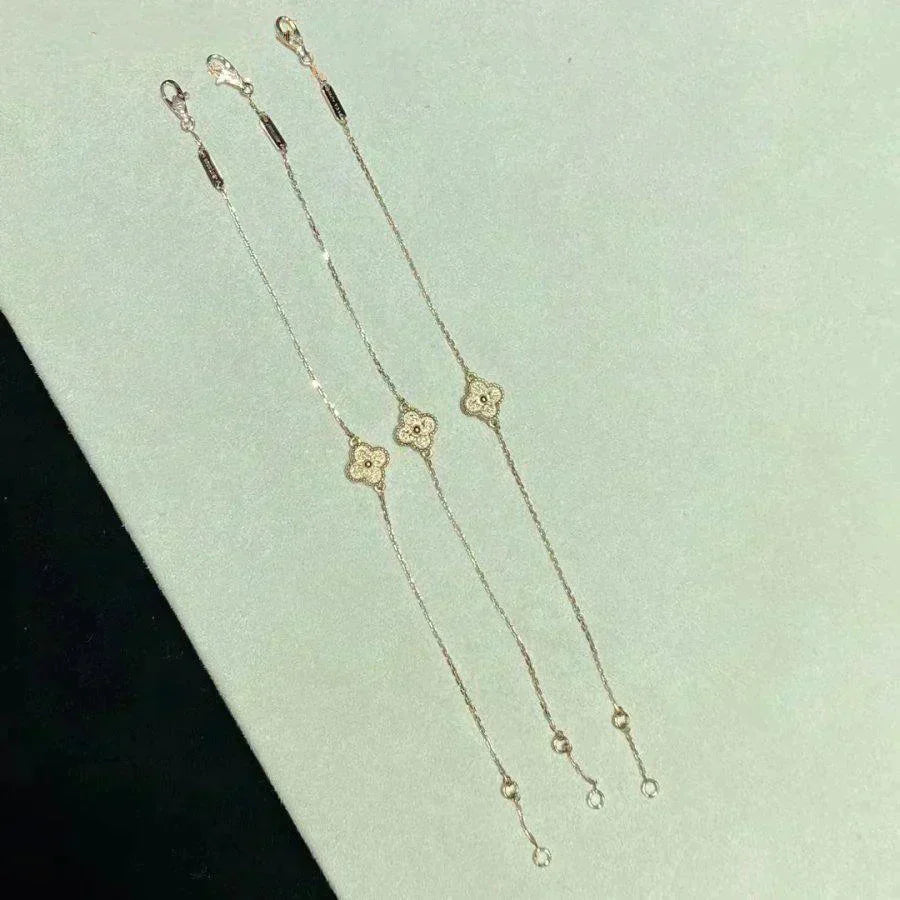 [Renovia Jewelry]CLOVER SINGLE FLOWER BRACELET