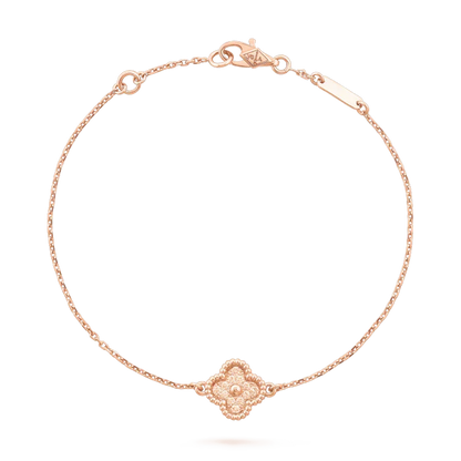 [Renovia Jewelry]CLOVER SINGLE FLOWER BRACELET
