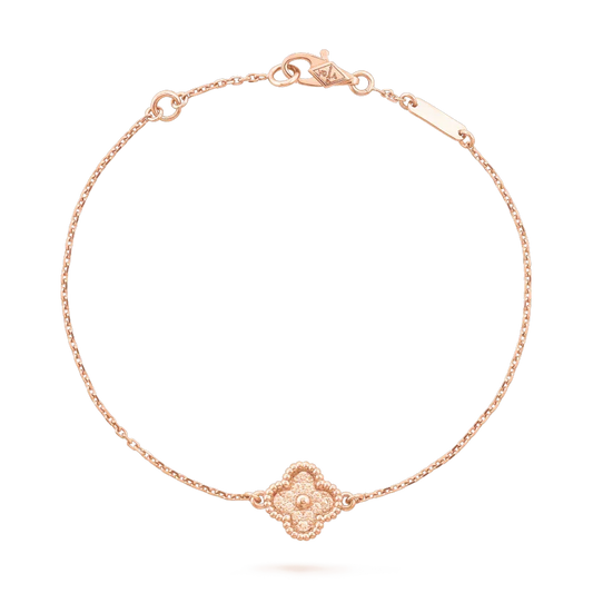 [Renovia Jewelry]CLOVER SINGLE FLOWER BRACELET