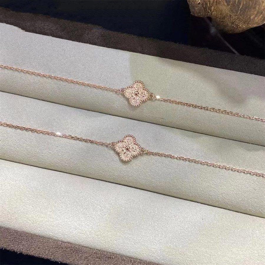 [Renovia Jewelry]CLOVER SINGLE FLOWER BRACELET