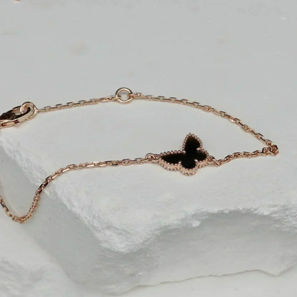 [Renovia Jewelry]BUTTERFLY ONYX  BUTTERFLY BRACELET