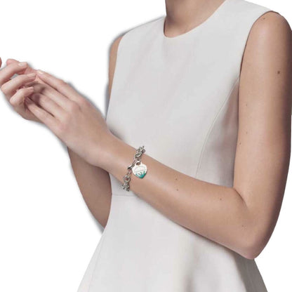 [Renovia Jewelry]LOVE HEART RETURN TO TIF SILVER BRACELET