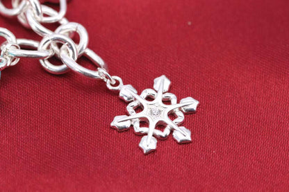[Renovia Jewelry]CHRISTMAS SILVER BRACELET