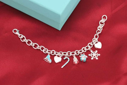 [Renovia Jewelry]CHRISTMAS SILVER BRACELET