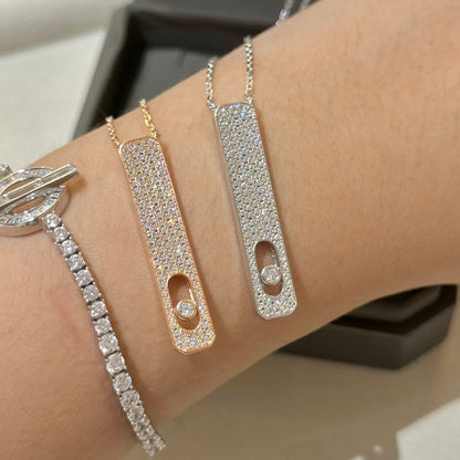 [Renovia Jewelry]MY FIRST DIAMOND PAVED NECKLACE