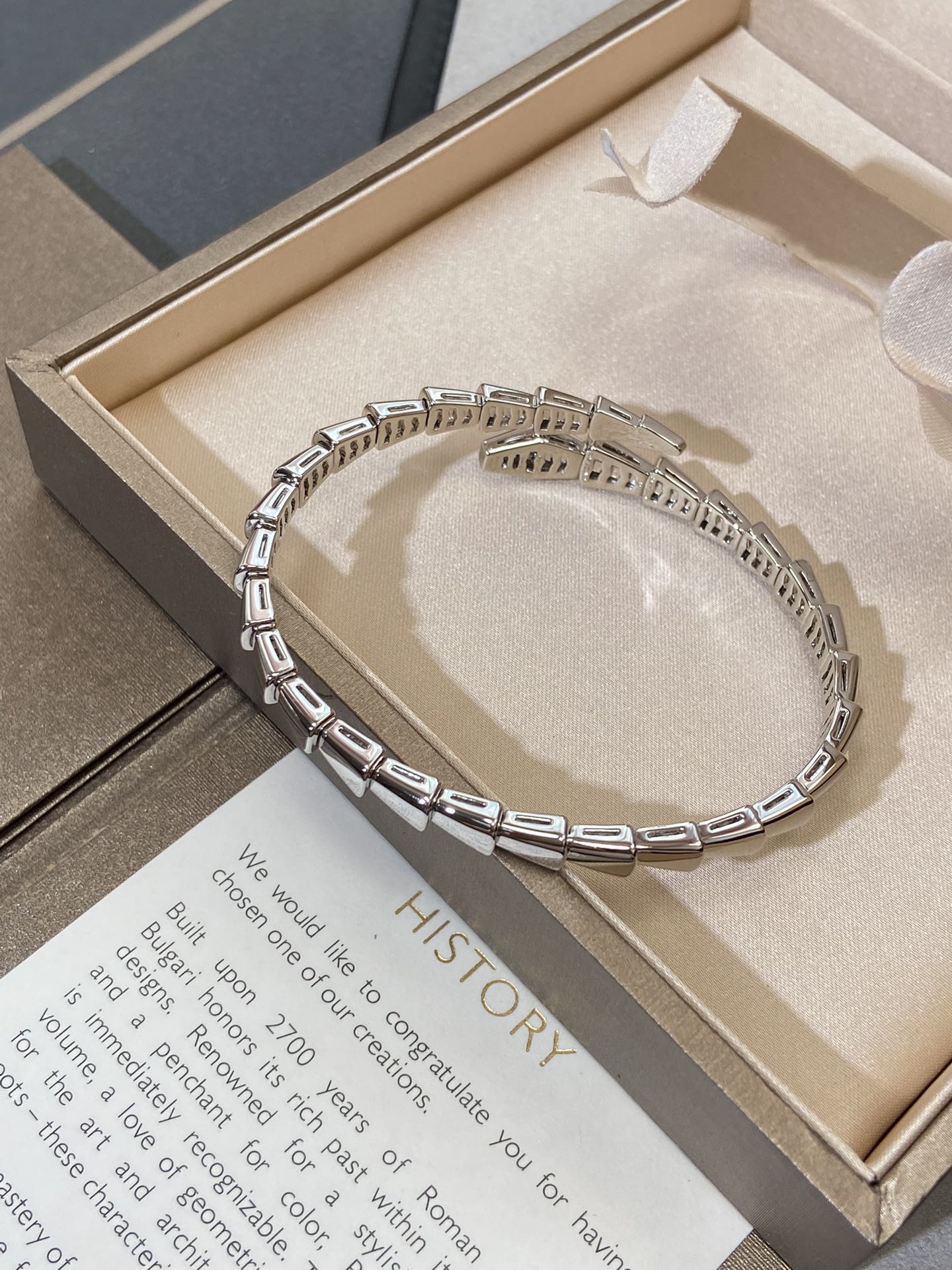 [Renovia Jewelry]SERPENTI VIPER SILVER BRACELET